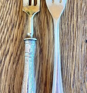 Silver-Plated Cake Forks
