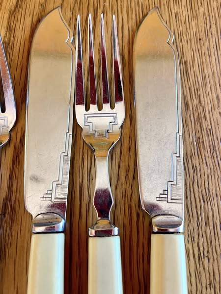 Art Deco Fish Flatware - Image 2