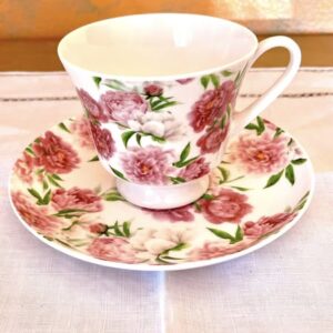 Large Vintage Teacup & Saucer