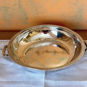 Silver-Plated Round Serving Dish
