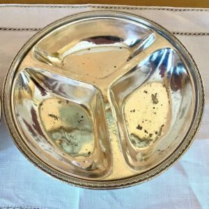 Silver-Plated Compartmented Serving Dish