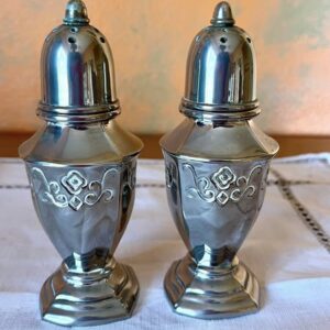Silver-Plated Salt & Pepper Shakers