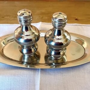 Silver-Plated Salt & Pepper Set