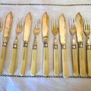 6 Vintage EPNS Fish Sets